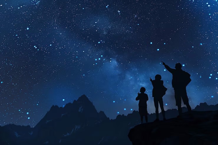 Observação de estrelas moagem img do 06